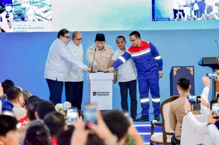 Presiden Resmikan Groundbreaking Tahap II: Rekomendasi Satgas Hilirisasi Langsung Dieksekusi oleh Danantara