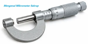Mikrometer Sekrup Presisi dengan Skala Ukur