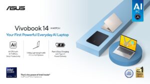 Read more about the article ASUS Vivobook 14 (A1407CA). Laptop AI Murah dengan Intel Core Ultra