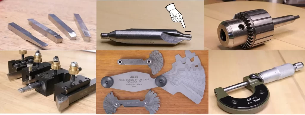 perlengkapan bengkel bubut skala kecil