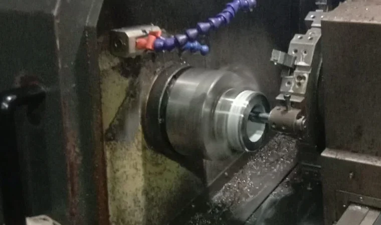 proses bubut cnc titanium
