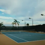 pembuatan lapangan tenis
