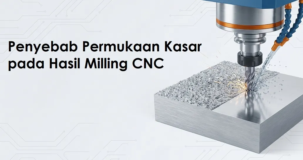 You are currently viewing Penyebab Permukaan Kasar pada Hasil Milling CNC dan Cara Mengatasinya