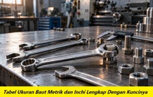 Read more about the article Tabel Ukuran Baut Metrik dan Inchi Lengkap Dengan Kuncinya