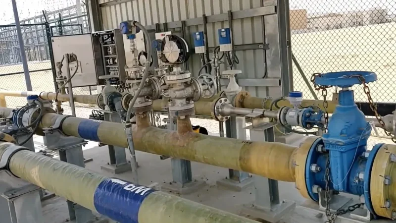 instalasi metering sistem flow meter