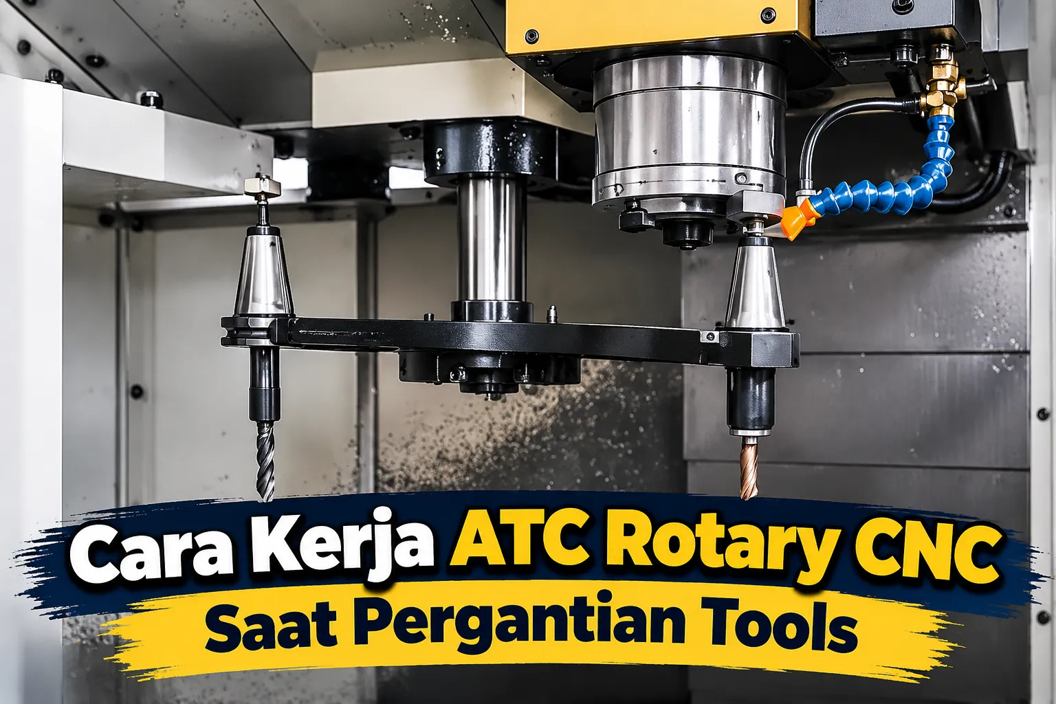 You are currently viewing Cara Kerja ATC Rotary CNC Saat Pergantian Tools