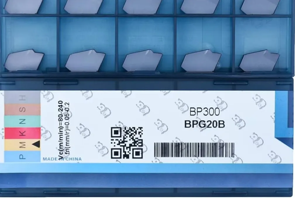 insert cutting tool code grade